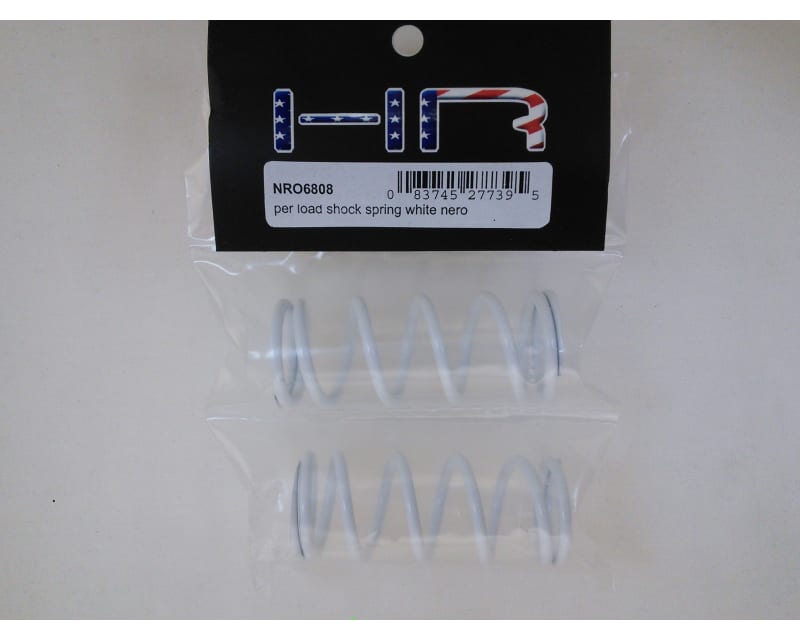 Firm Preload Shock Springs White - Fazon Bigrock Nero