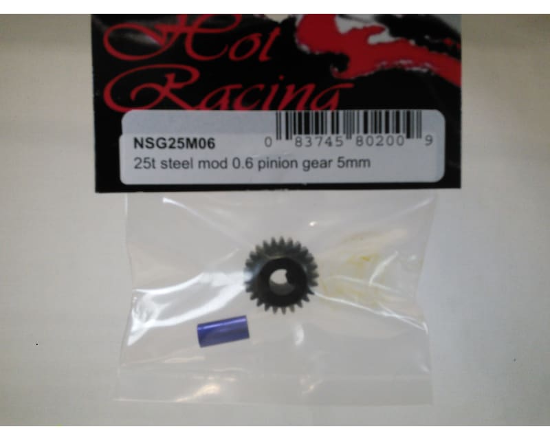 25t Steel Mod 0.6 Pinion Gear 5mm