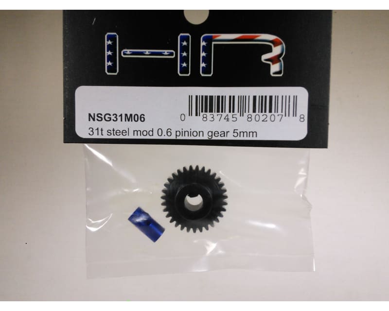 31t Steel Mod 0.6 Pinion Gear 5mm