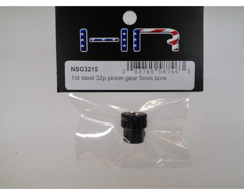 15t Steel 32p Pinion Gear 5mm Bore