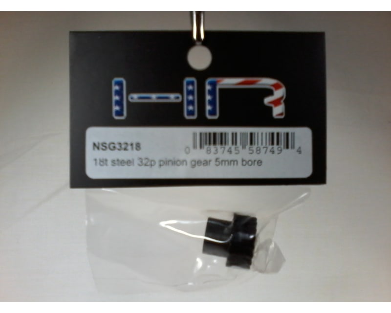 18t Steel 32p Pinion Gear 5mm Bore