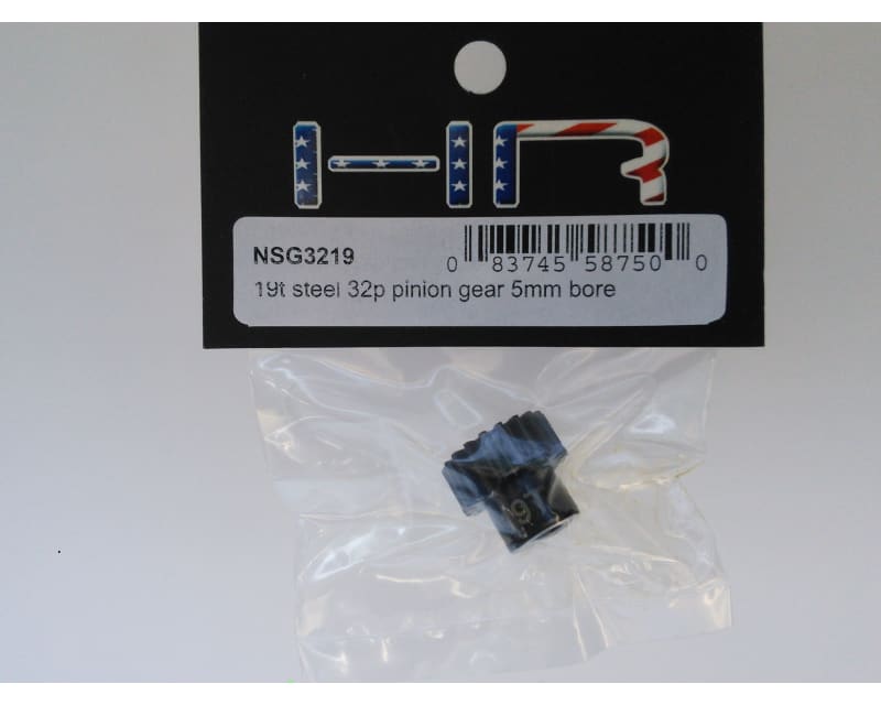 19t Steel 32p Pinion Gear 5mm Bore