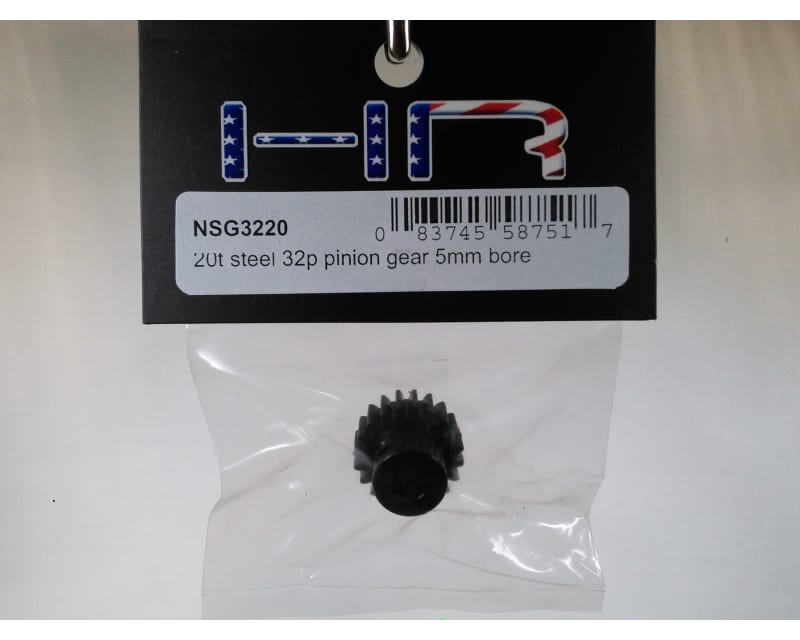 20t Steel 32p Pinion Gear 5mm Bore
