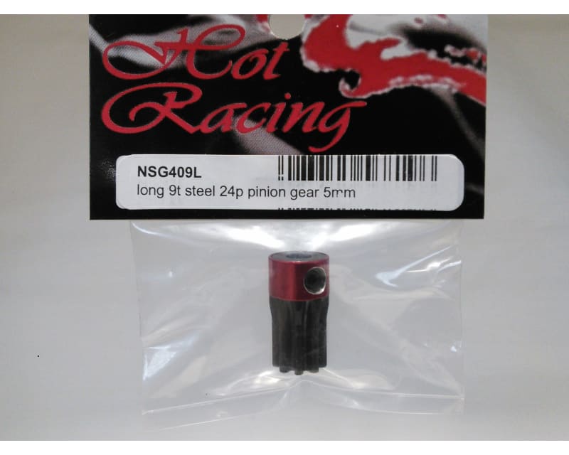 Long 9T Steel 24P Pinion Gear 5mm