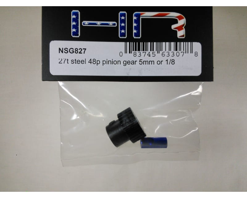 27t Steel 48p Pinion Gear 5mm or 1/8