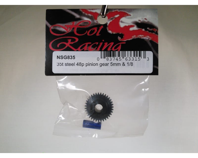 Tap to zoom 35t Steel 48p Pinion Gear 5mm & 1/8