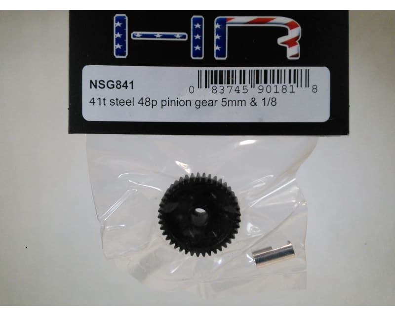 41t steel 48p Pinion Gear 5mm & 1/8
