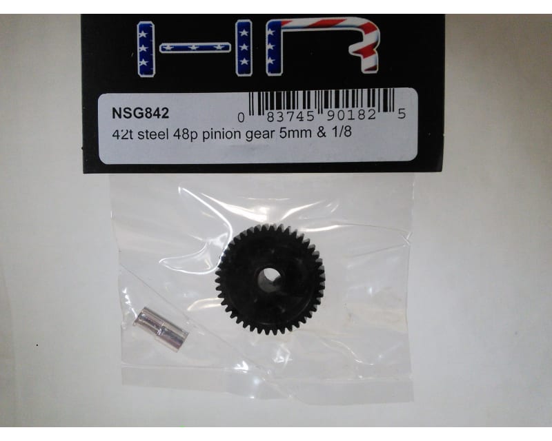 42t steel 48p Pinion Gear 5mm & 1/8