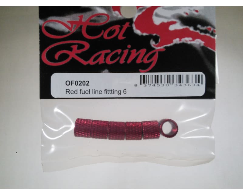 Tap to zoom Red Aluminum Fuel Line Retainers (6)