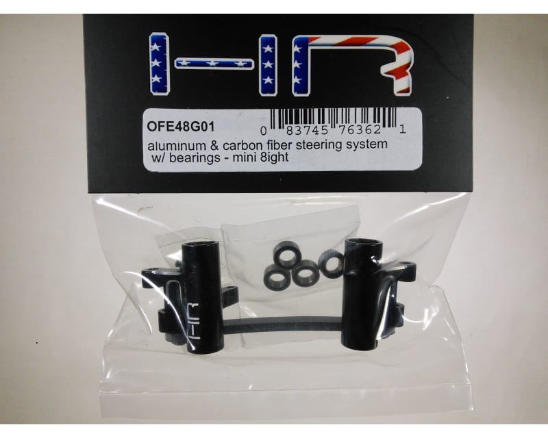 Tap to zoom Aluminum & Carbon Fiber Steering System W/ Bearings - Mini 8ight