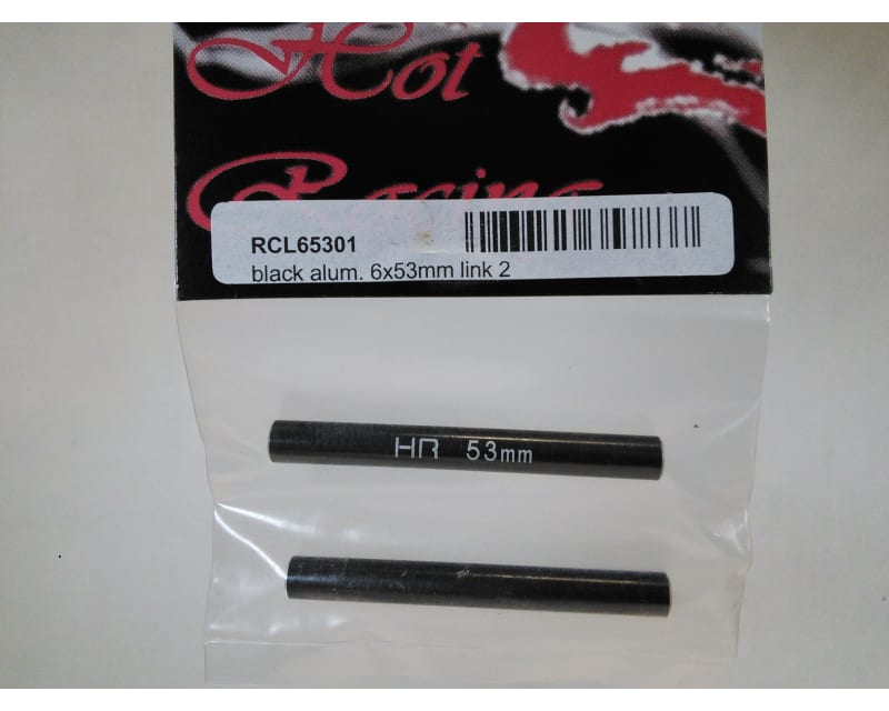 Aluminum Standoff Post Link 6x53mm w/ M3 Threads (Black)(2)