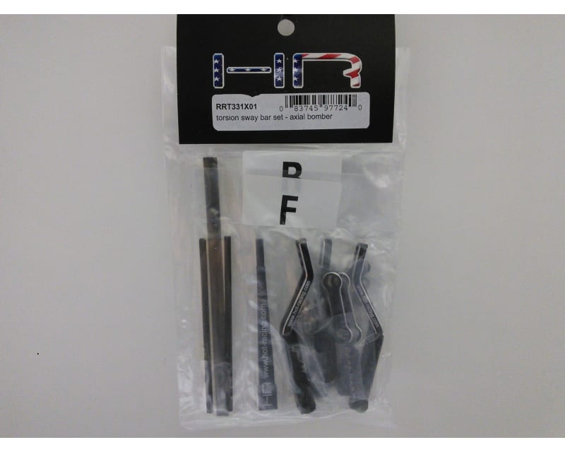 Front & Rear Torsion Sway Bar Set Axial Bomber