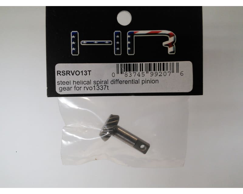 Tap to zoom Replacement 13t Helical Spiral Diff Pinion Gear for Hr Srvo1337