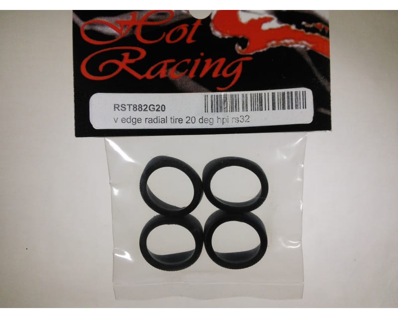 Tap to zoom HPI Rs32 V Edge Radial Tires 20 Deg