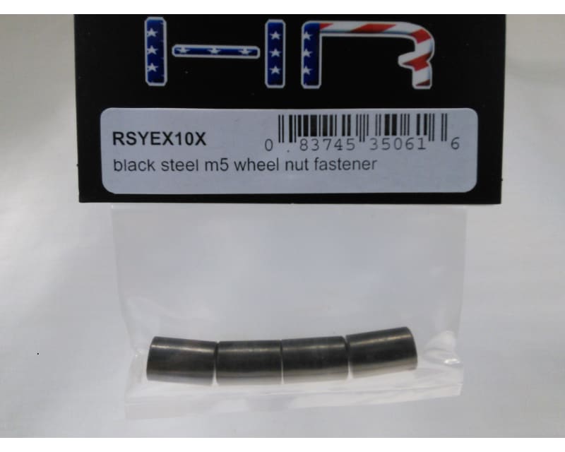 discontinued Black Steel M5 Wheel Barrel Nut Fastener for Yex10x