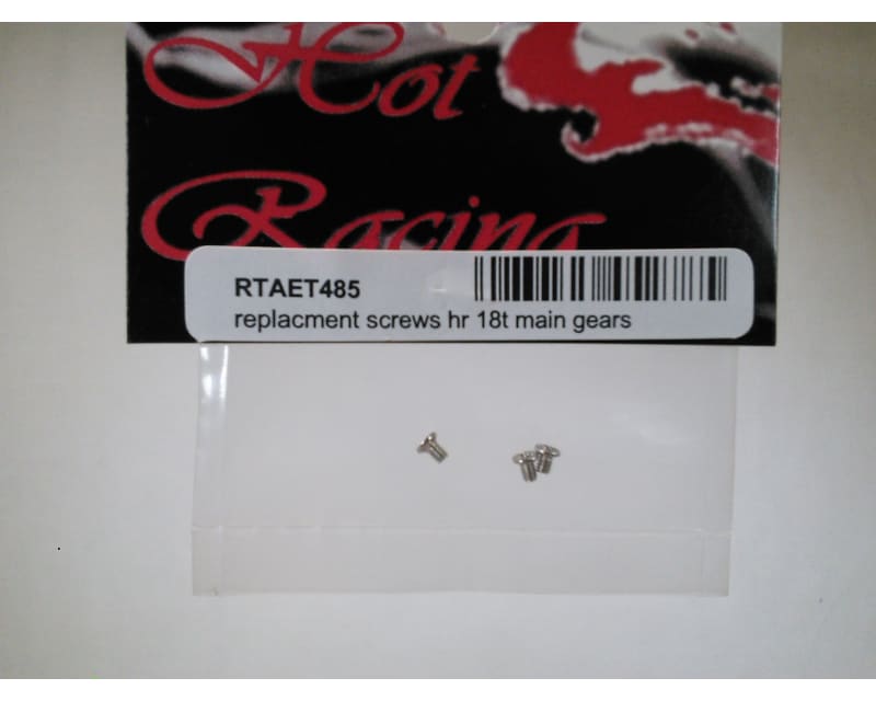 Tap to zoom replacement screws hr 18t main gears