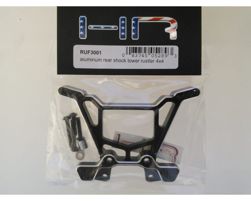 RUF3001 Aluminum Rear shock tower Rustler 4X4