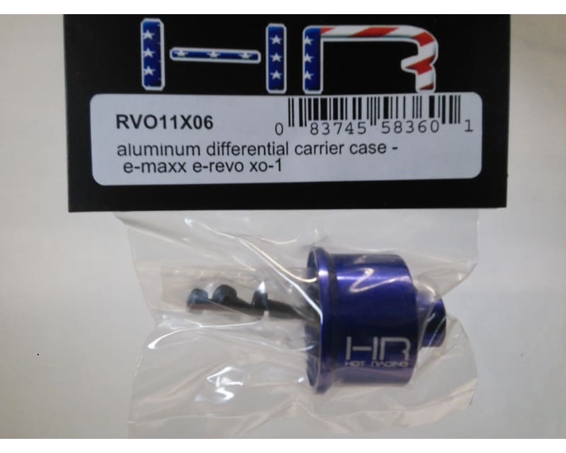Tap to zoom Aluminum Differential Carrier Case - E-Maxx E-Revo XO-1