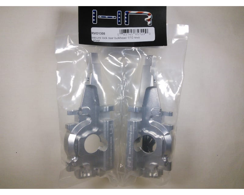 Secure Lock Rear Bulkhead 1:10 Revo Silver