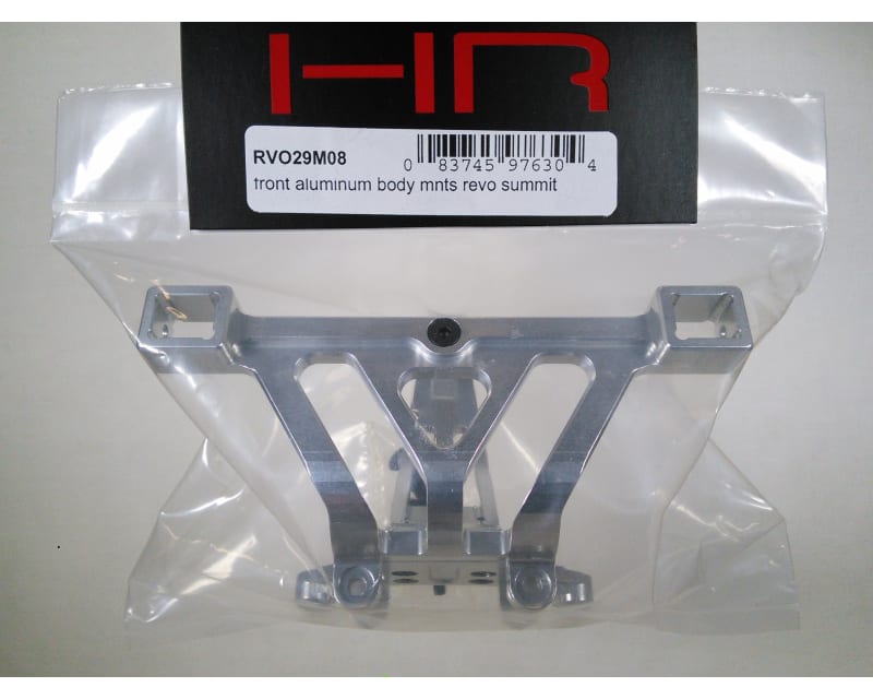 discontinued Aluminum Front Body Mount (Silver) - E-Revo Revo Sl