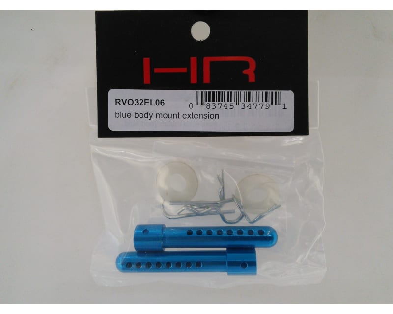 discontinued Blue body mount extension
