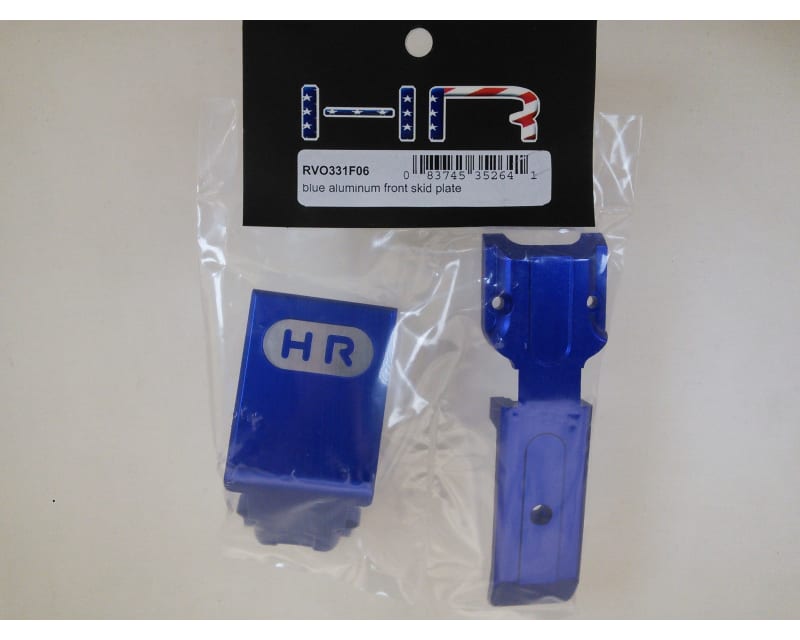 Blue Aluminum Front Skid Plate