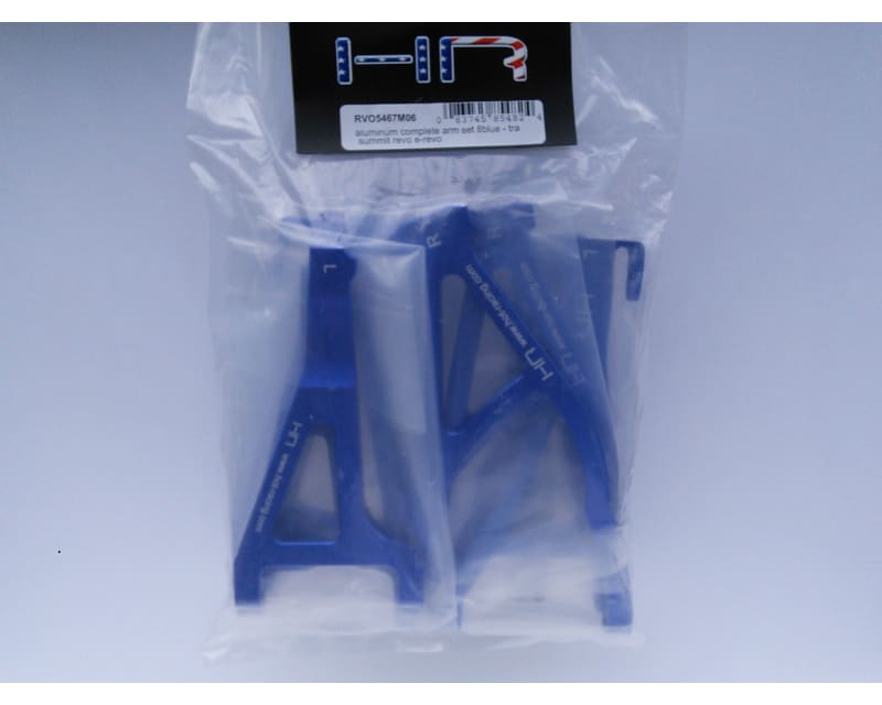 discontinued Aluminum Complete Arm Set (8)(Blue) - Tra Summit Re