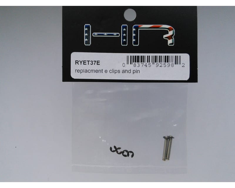 Replacment E clips and pin
