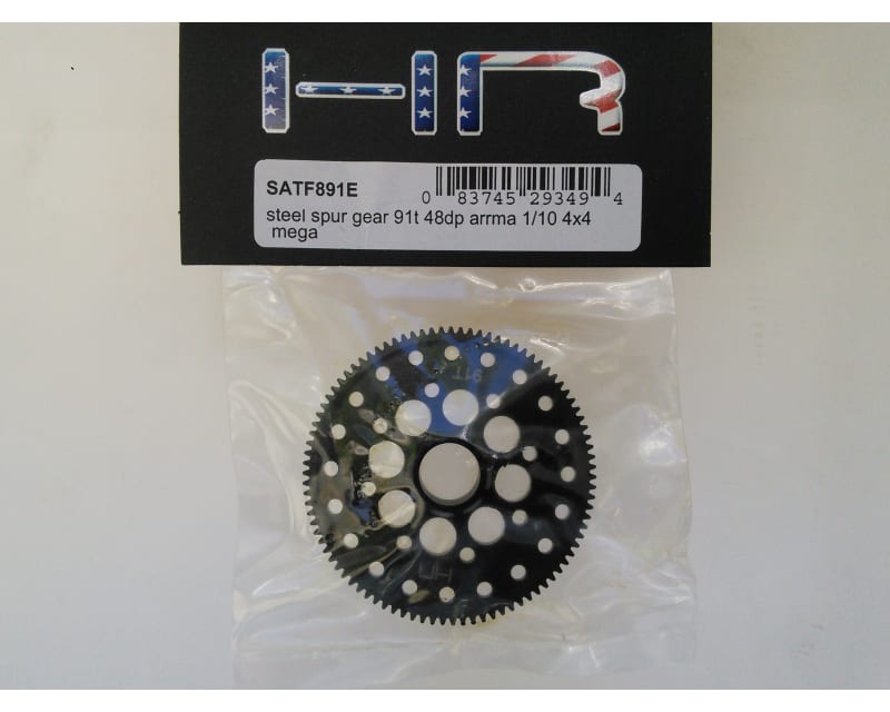Tap to zoom 91t 48p Steel Spur Gear Arrma 1:10 4x4
