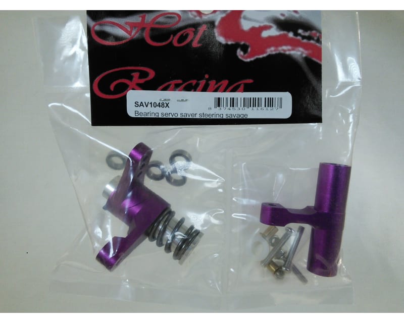 discontinued Purple Aluminum Bearing Servo Saver Kit