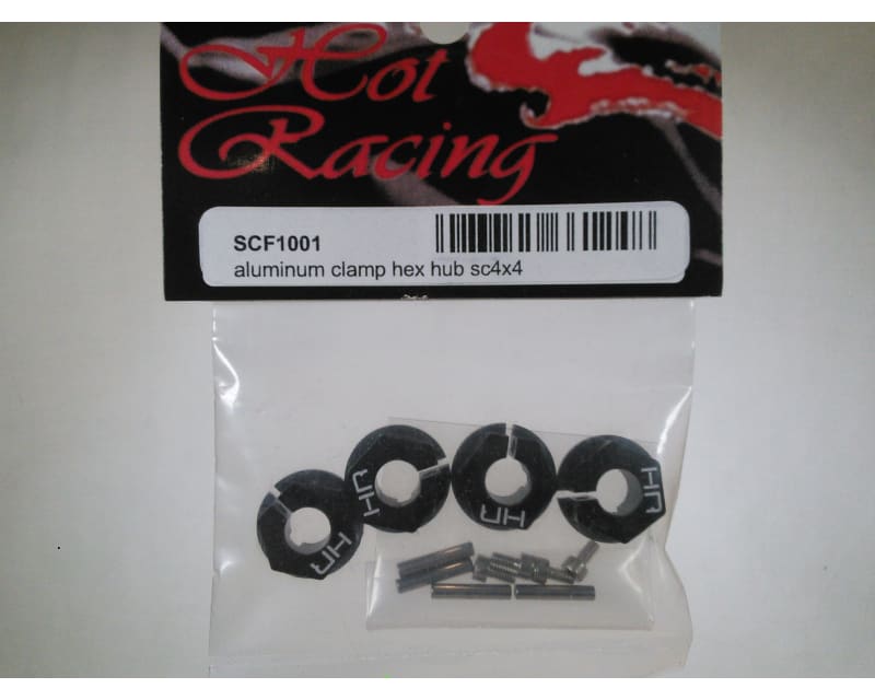 discontinued Black Aluminum Clamping 12mm Hex Hubs