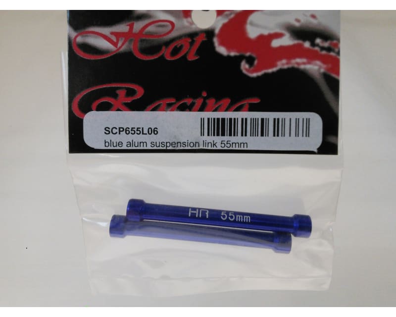 Aluminum Standoff Post Link 55mm w/ M3 Threads (Blue)(2)