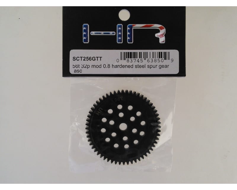 56t 32p Mod 0.8 Hardened Steel Spur Gear Asc