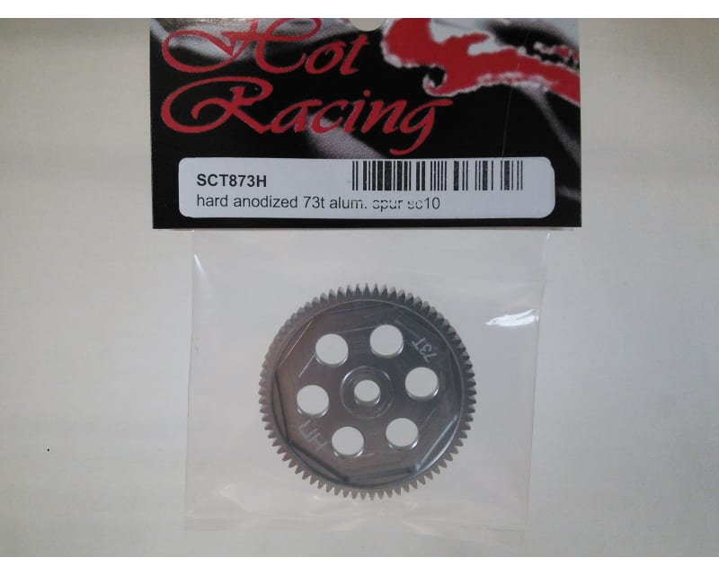 Tap to zoom 73t 48p Hard Anodized Aluminum Spur Gear Asc