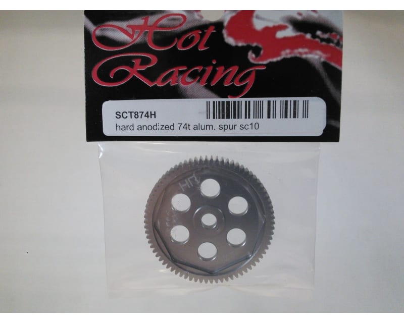 74t 48p Hard Anodized Aluminum Spur Gear Asc