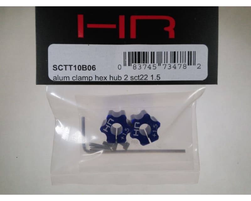 Alumimum Clamping Hex Hubs (2) Sct22 (1.5)