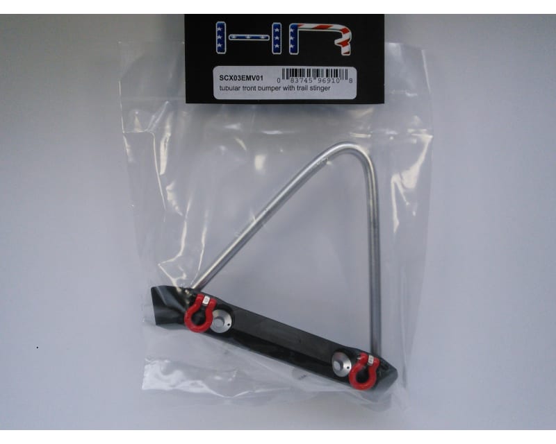 Tap to zoom Aluminum Front Stinger Bumper - SCX10