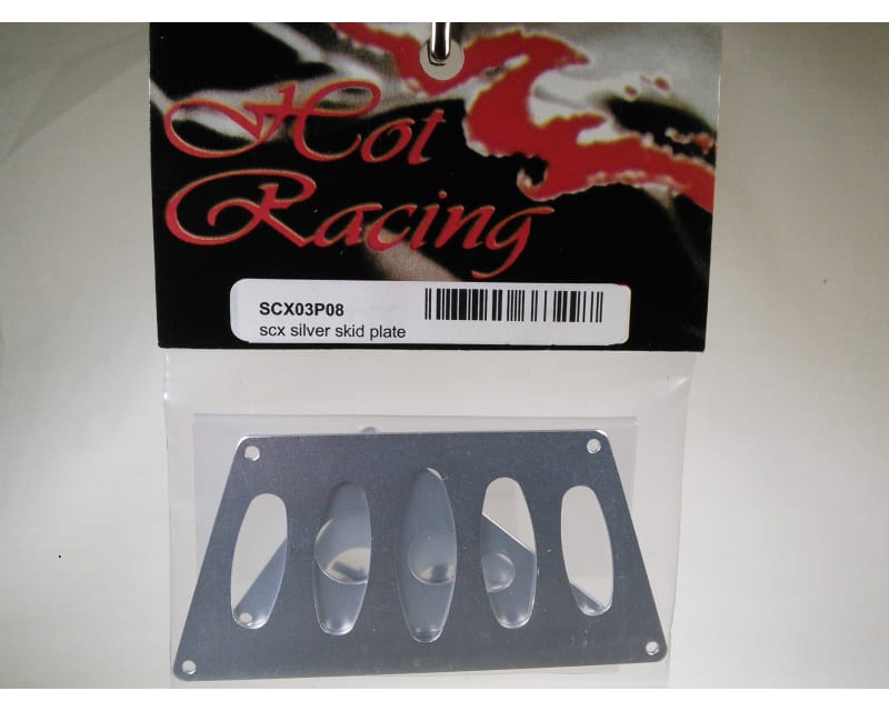 Tap to zoom Skid Plate for AX80044 (silver) - SCX10 II Honcho