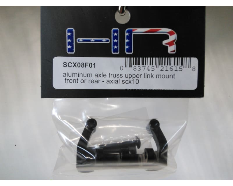 Aluminum Axle Truss Upper Link Mount Front or Rear - Axial SCX10