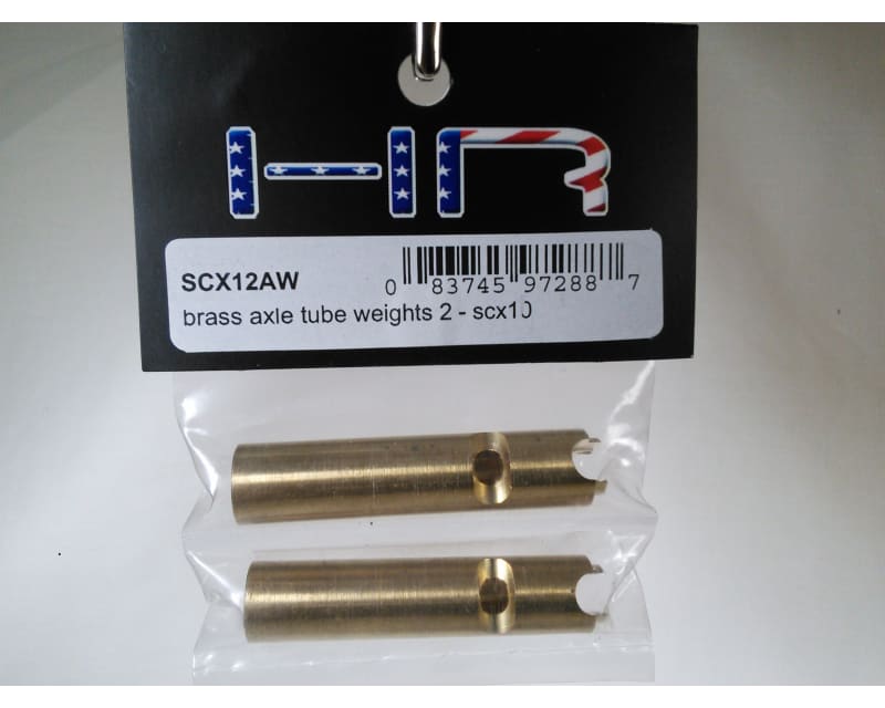 Tap to zoom Brass Axle Tube Weights (2) - SCX10