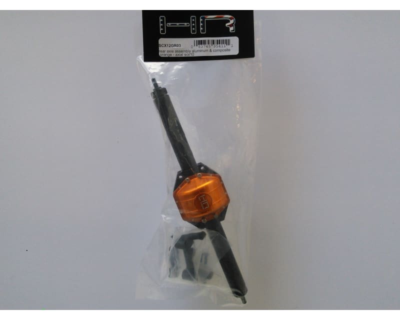 discontinued Rear Axle Assembly Aluminum & Composite (Orange) -
