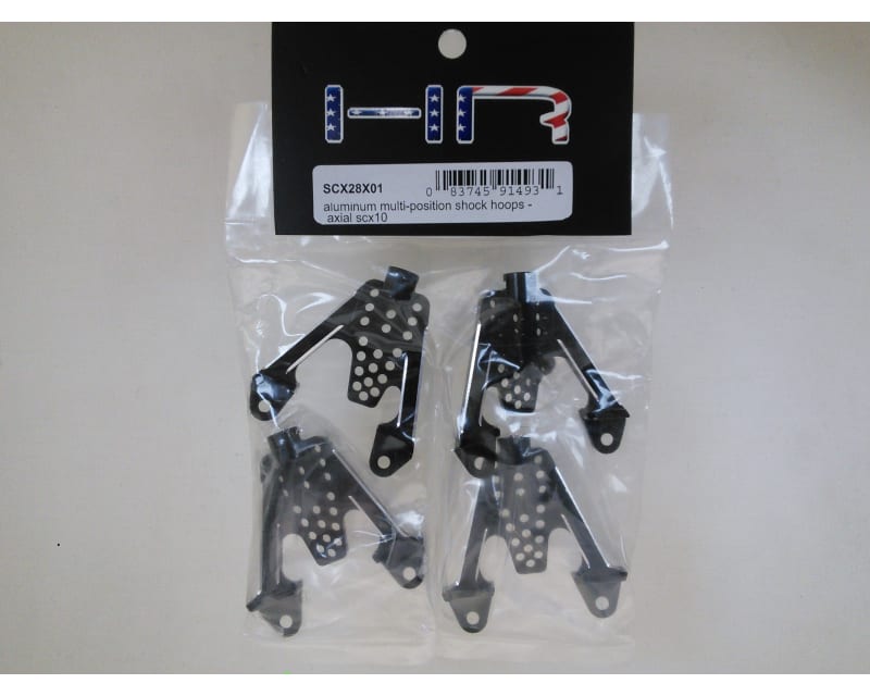 Aluminum Multi-Position Shock Hoops - Axial SCX10
