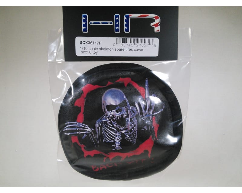 Tap to zoom 1:10 Scale Skeleton Spare Tires Cover - Scx10 (Toy)