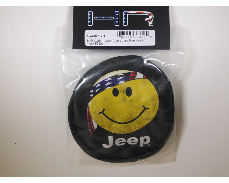 1:10 Scale Happy Face Spare Tires Cover - Scx10 (toy)