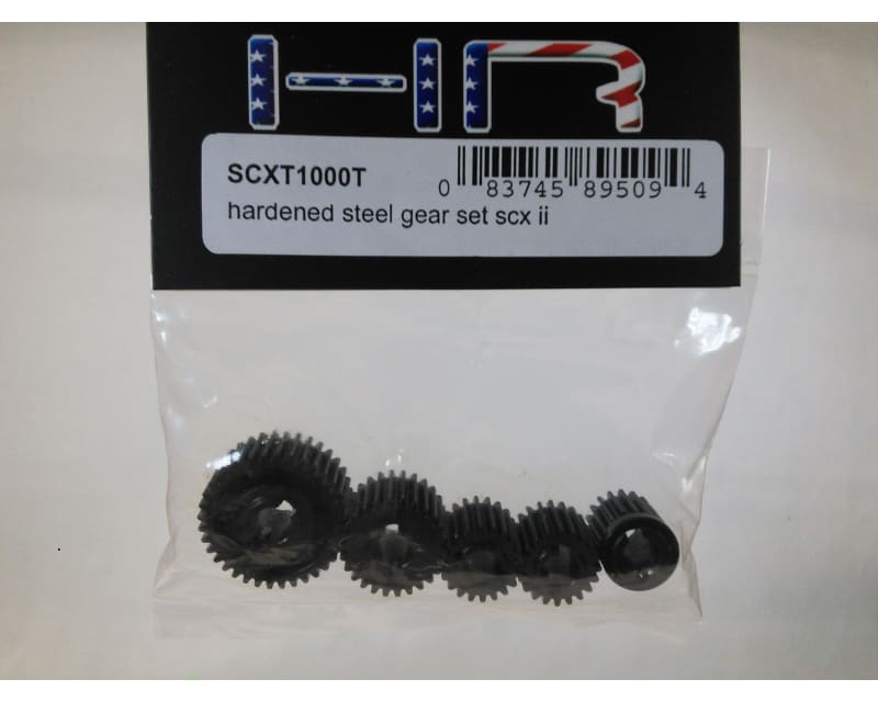 Hardened Steel Gear Set Scx Ii