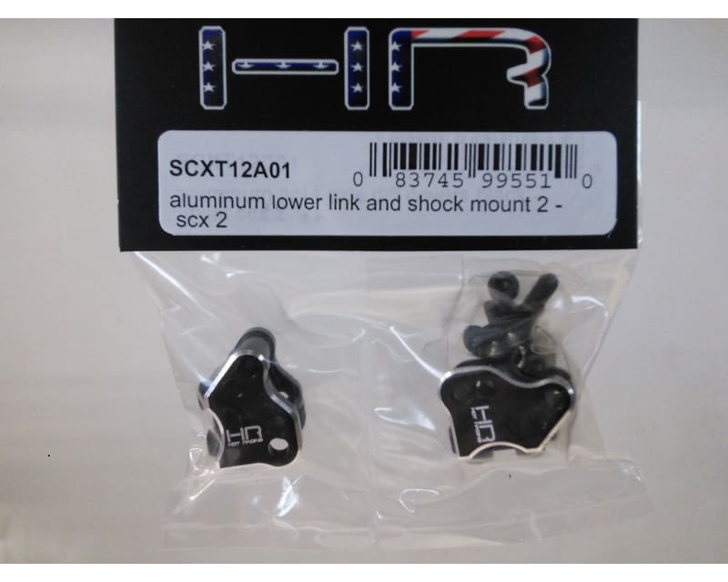 Aluminum Lower Link & Shock Mount SCX 2