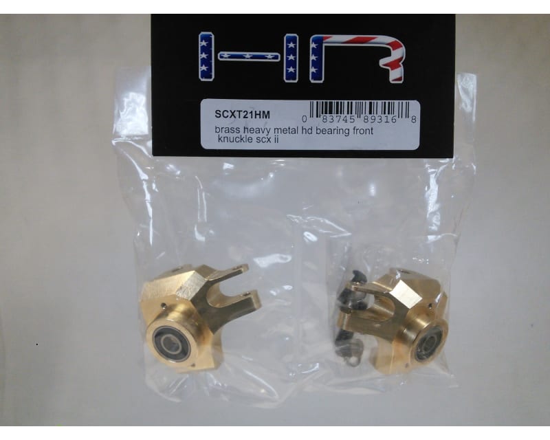 Brass Heavy Metal Hd Bearing Front Knuckle Scx Ii