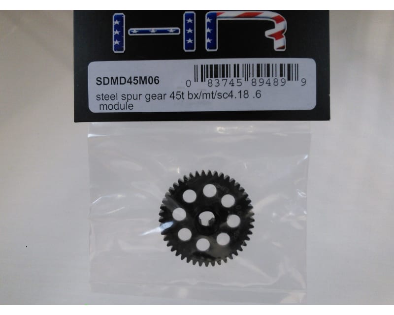 Steel Spur Gear 45t Bx/Mt/Sc4.18 .6 Module