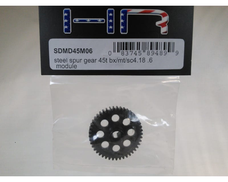Steel Spur Gear 45t Bx/Mt/Sc4.18 .6 Module