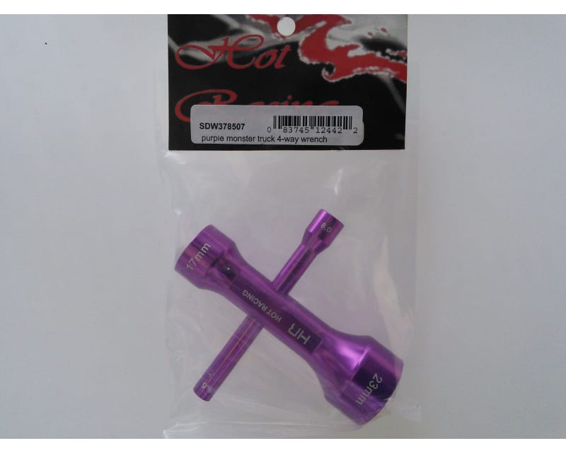Tap to zoom Purple monster Truck 4-way wrench